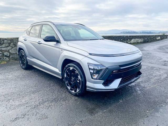 Hyundai Kona E (218ps) N Line Hatchback Electric Silver