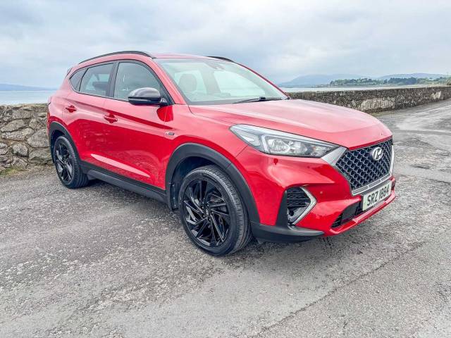 Hyundai Tucson 5Dr 1.6CRDi (136ps) N Line 48V Hybrid 4x4 vehicle Diesel Red