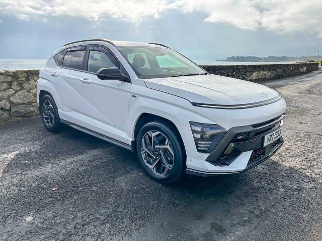 Hyundai Kona 1.6 GDi Hybrid N Line S 5dr DCT Hatchback Hybrid White
