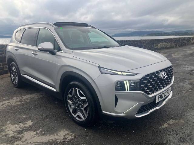 Hyundai SANTA FE 1.6 TGDi Hybrid Ultimate 5dr 4WD Auto 4x4 vehicle Hybrid Silver