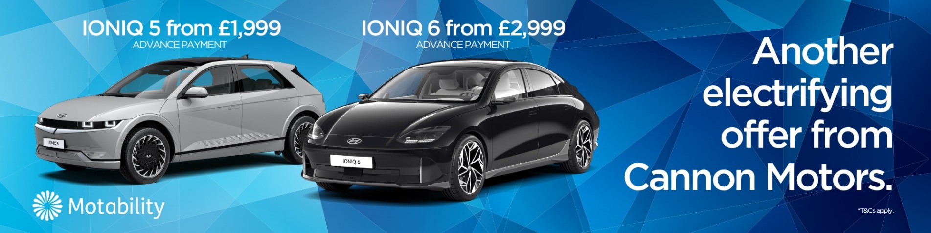 Q4 IONIQ 5 and 6 Motability Offer Banner
