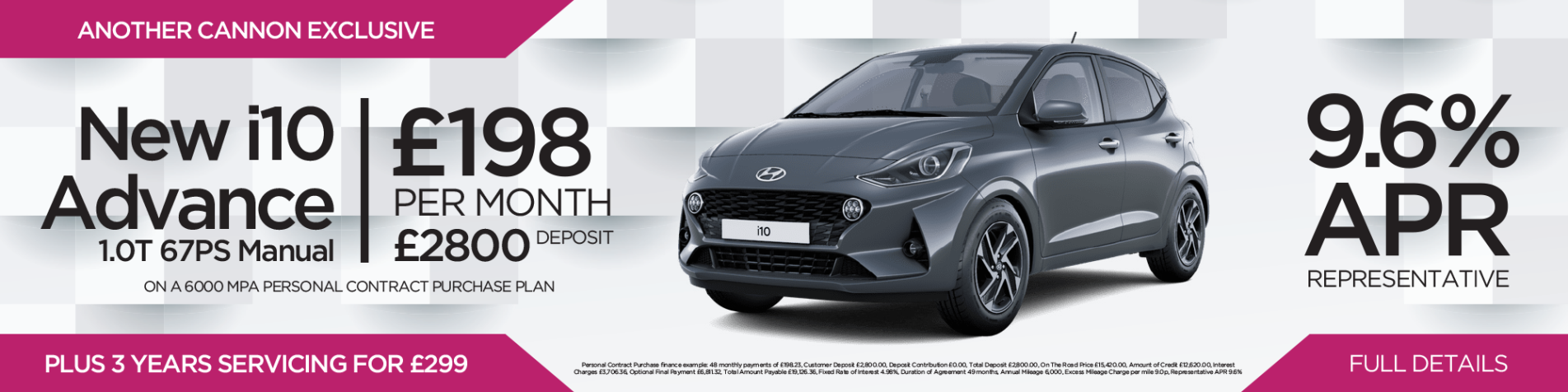 Q4 Hyundai i10 Offer Banner