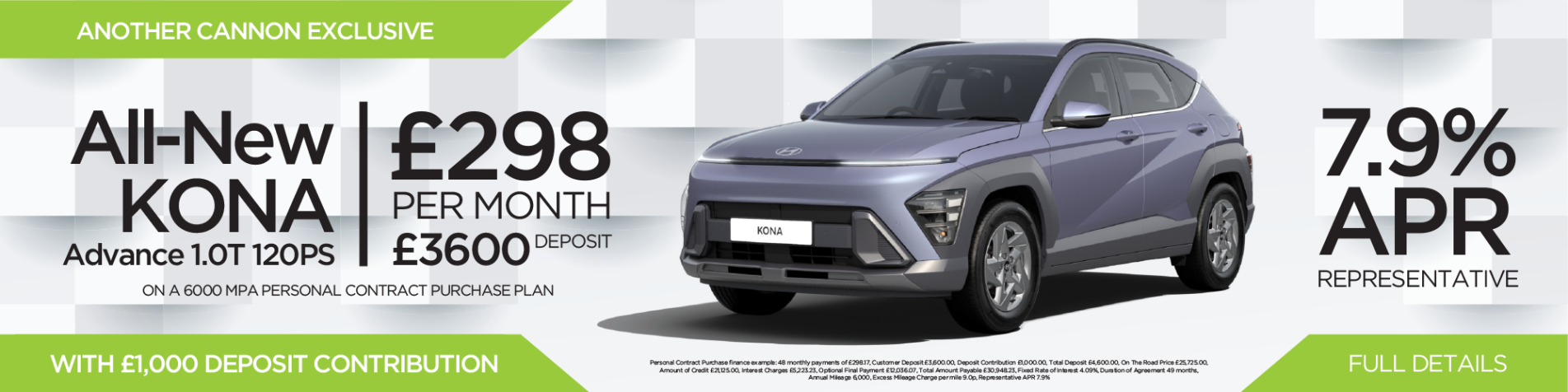 Q4 All New Kona Offer Banner